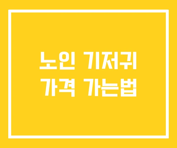 노인 기저귀 가격 가는법 노인 기저귀 가격 가는법