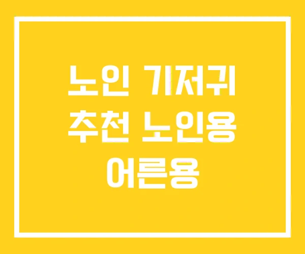 노인 기저귀 추천 노인용 어른용 노인 기저귀 추천 노인용 어른용