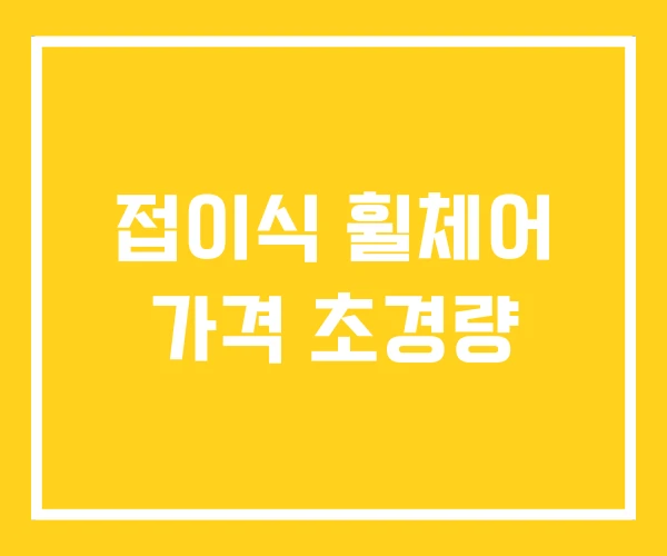 접이식 휠체어 가격 초경량 접이식 휠체어 가격 초경량