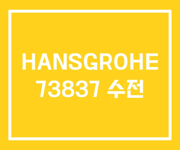 HANSGROHE 73837 수전