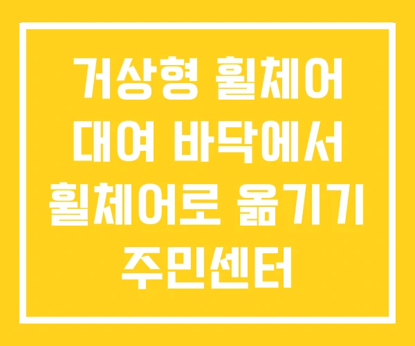 거상형 휠체어 대여 바닥에서 휠체어로 옮기기 주민센터 거상형 휠체어 대여 바닥에서 휠체어로 옮기기 주민센터
