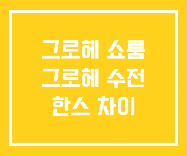 그로헤 쇼룸 그로헤 수전 한스 차이