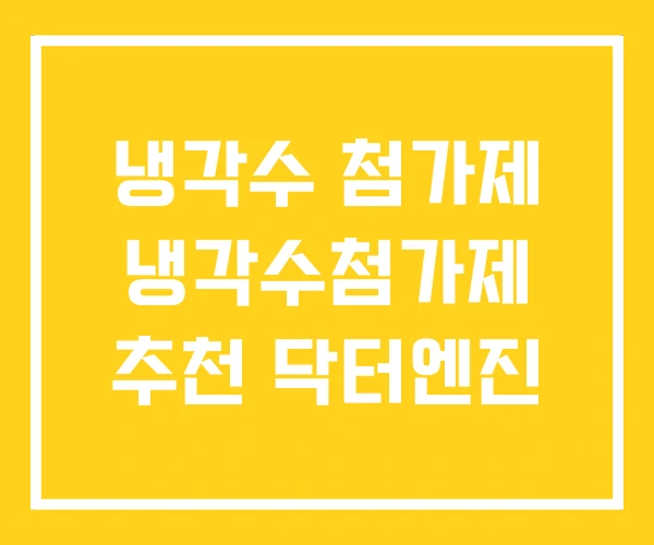 냉각수 첨가제 냉각수첨가제 추천 닥터엔진 냉각수 첨가제 냉각수첨가제 추천 닥터엔진