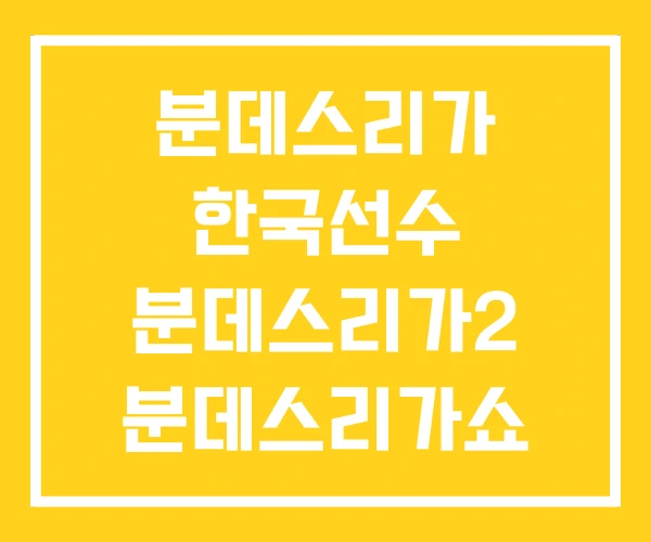 분데스리가 한국선수 분데스리가2 분데스리가쇼 분데스리가 한국선수 분데스리가2 분데스리가쇼