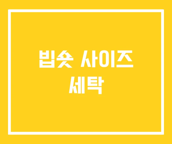 빕숏 사이즈 세탁 빕숏 사이즈 세탁