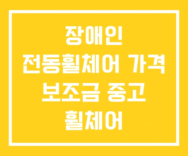 장애인 전동휠체어 가격 보조금 중고 휠체어 장애인 전동휠체어 가격 보조금 중고 휠체어