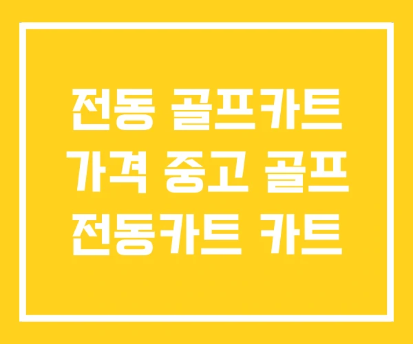 전동 골프카트 가격 중고 골프 전동카트 카트 전동 골프카트 가격 중고 골프 전동카트 카트