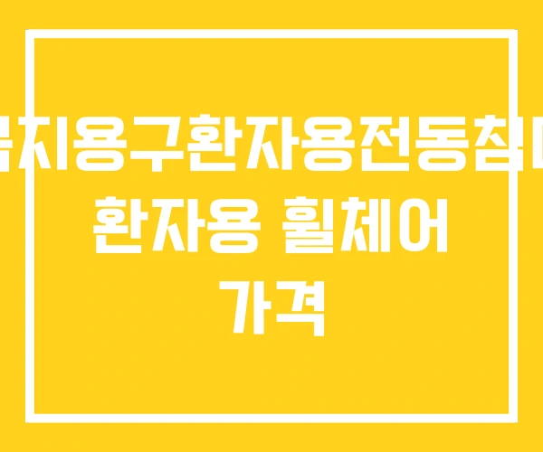 케어고복지용구환자용전동침대휠체어 환자용 휠체어 가격