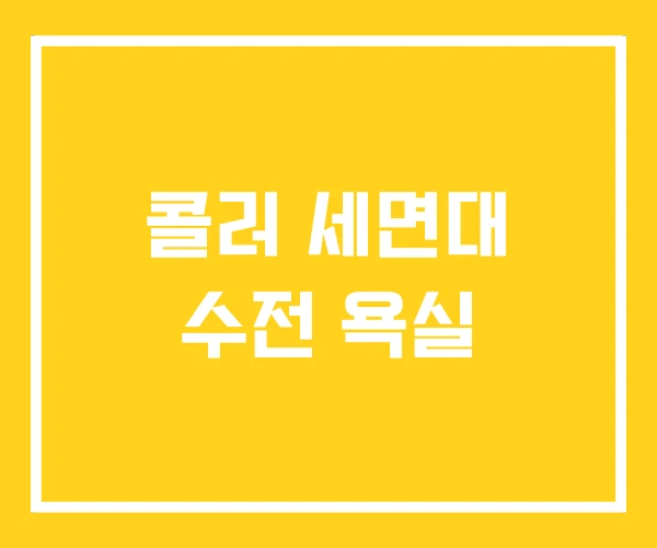 콜러 세면대 수전 욕실 콜러 세면대 수전 욕실