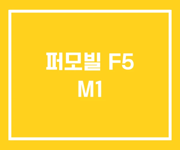 퍼모빌 F5 M1 퍼모빌 F5 M1