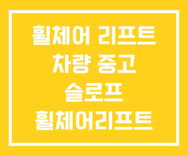 휠체어 리프트 차량 중고 슬로프 휠체어리프트 가격 휠체어 리프트 차량 중고 슬로프 휠체어리프트 가격